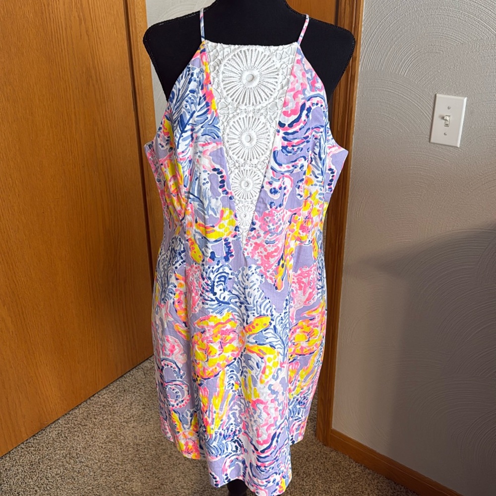 Lilly Pulitzerer shift dress Size XL EEUC